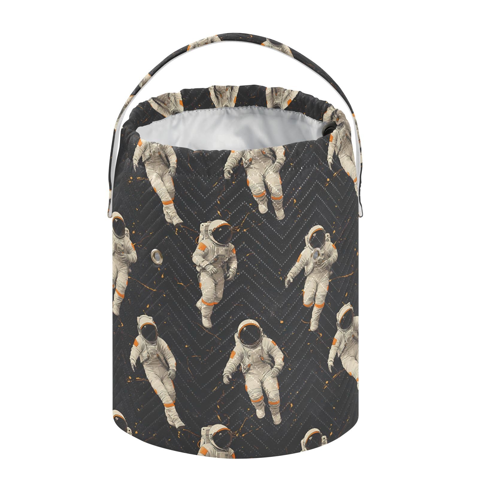 Yarn Storage Bag Small Crochet Bag Knitting Bag Organizer Astronauts Yarn Bags for Crocheting Basket