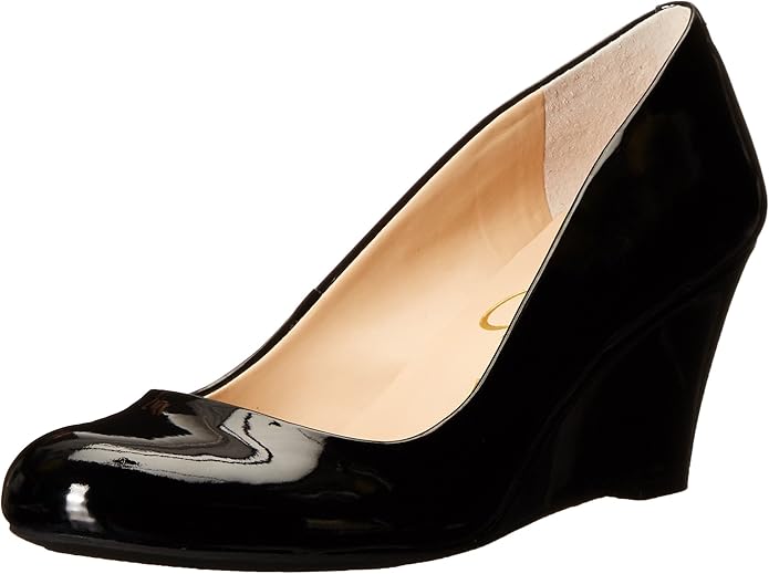 Jessica Simpson Women's Sampson Round Toe Wedge Heels Pumps