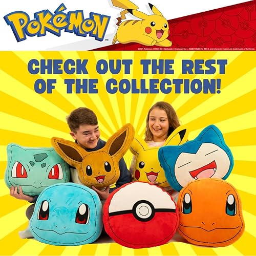 Miniatura 5 de Franco Almohada decorativa súper suave para niños, 1 unidad (paquete de 1), Pokémon Eevee