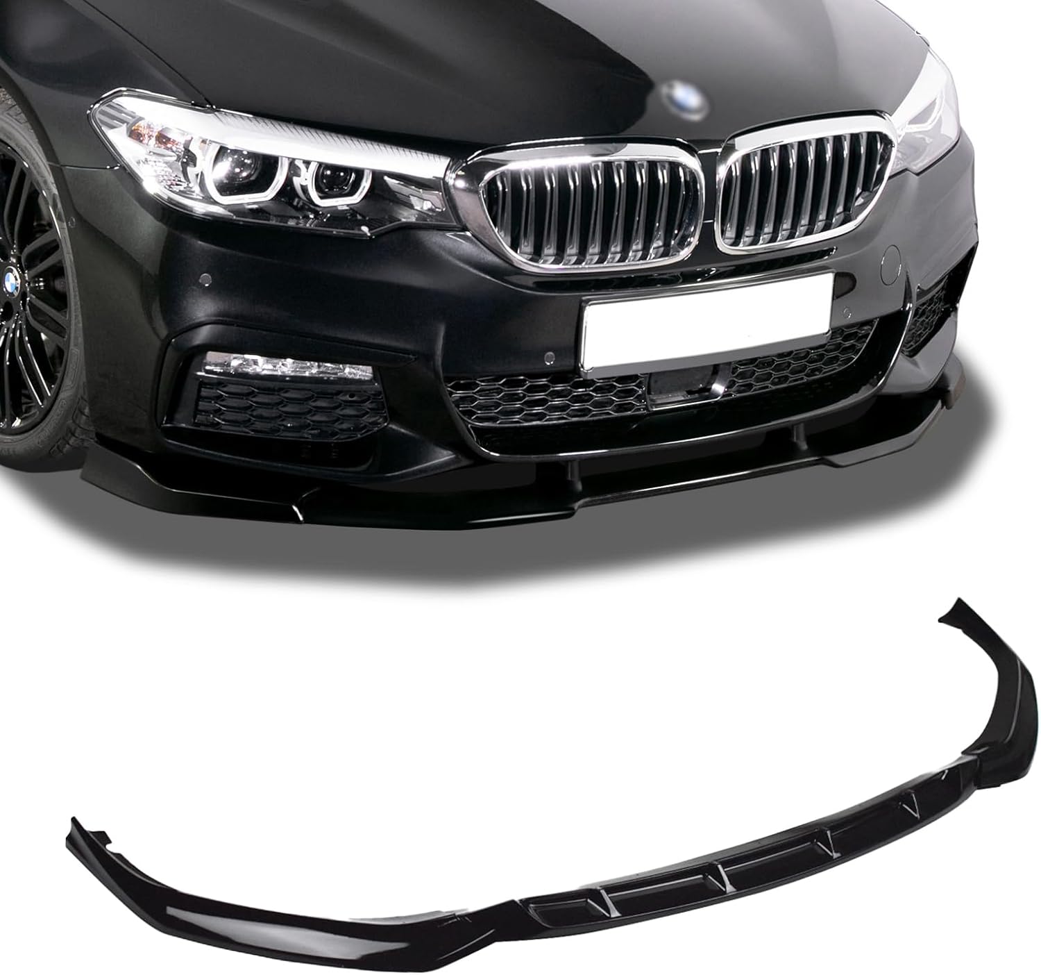 Amazon.com: Front Bumper Spoiler Lip Gloss Black Fits for 2017-2019 BMW ...