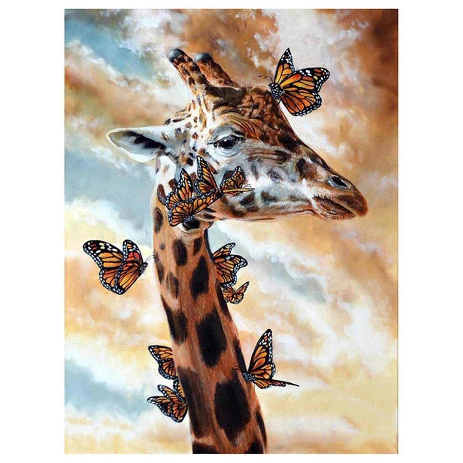 Rompecabezas De Madera 4000 Piezas Jirafa Juguetes NiñOs Puzzles para Adultos Es Un Buen Regalo para Amigos Tamaño Final 141×87cm