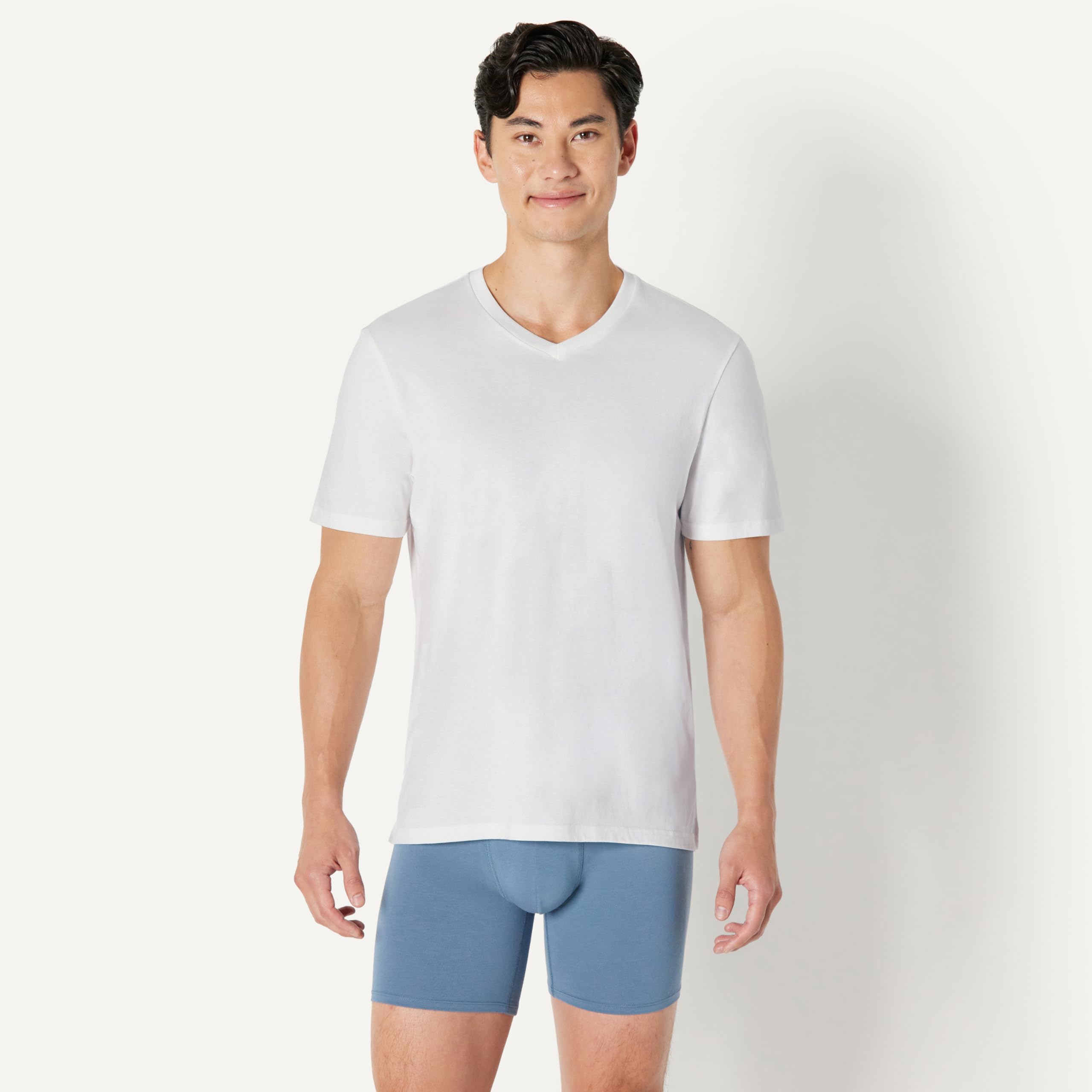 Amazon Essentials T-Shirt Ras-du-Cou à Manches Courtes, Coupe Standard Homme, Lot de 6
