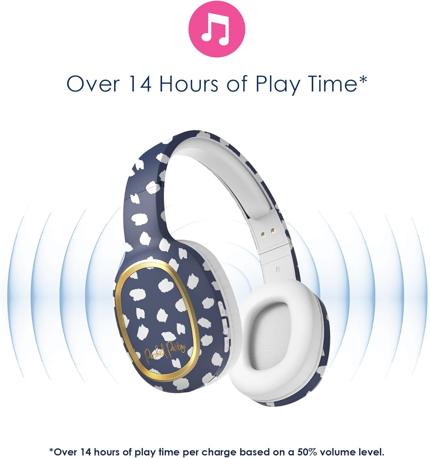 Packed Party Spot On Bluetooth Wireless Headphones by DP Audio