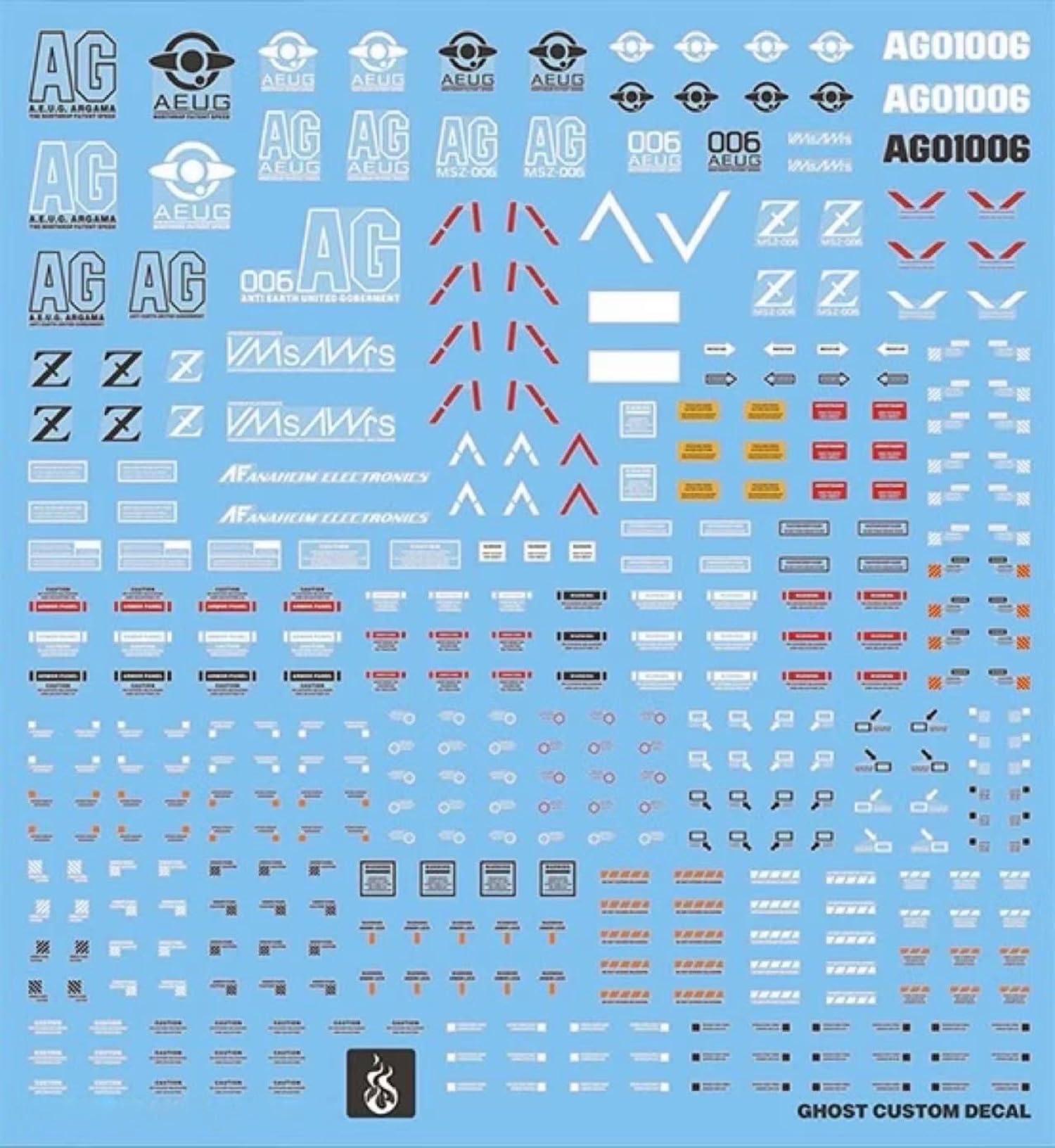 Amazon | 蛍光!!1/144 ロボット MS 炎社ディテールアップ用水転写式