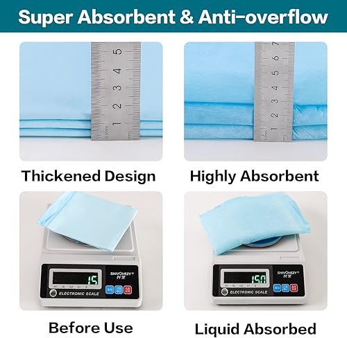 Miniatura 5 de Bolux Almohadillas de entrenamiento para perros y cachorros, almohadillas desechables de 13 x 18 pulgadas, 100 unidades ultra absorbentes y a prueba