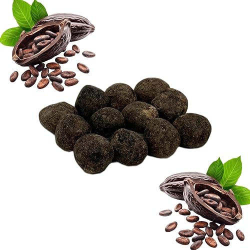 Bolas de Cacao Haitianas Hechas a Mano por Choucoune – Auténticas Golosinas de Chocolate Artesanales, Ingredientes Naturales, Perfectas para