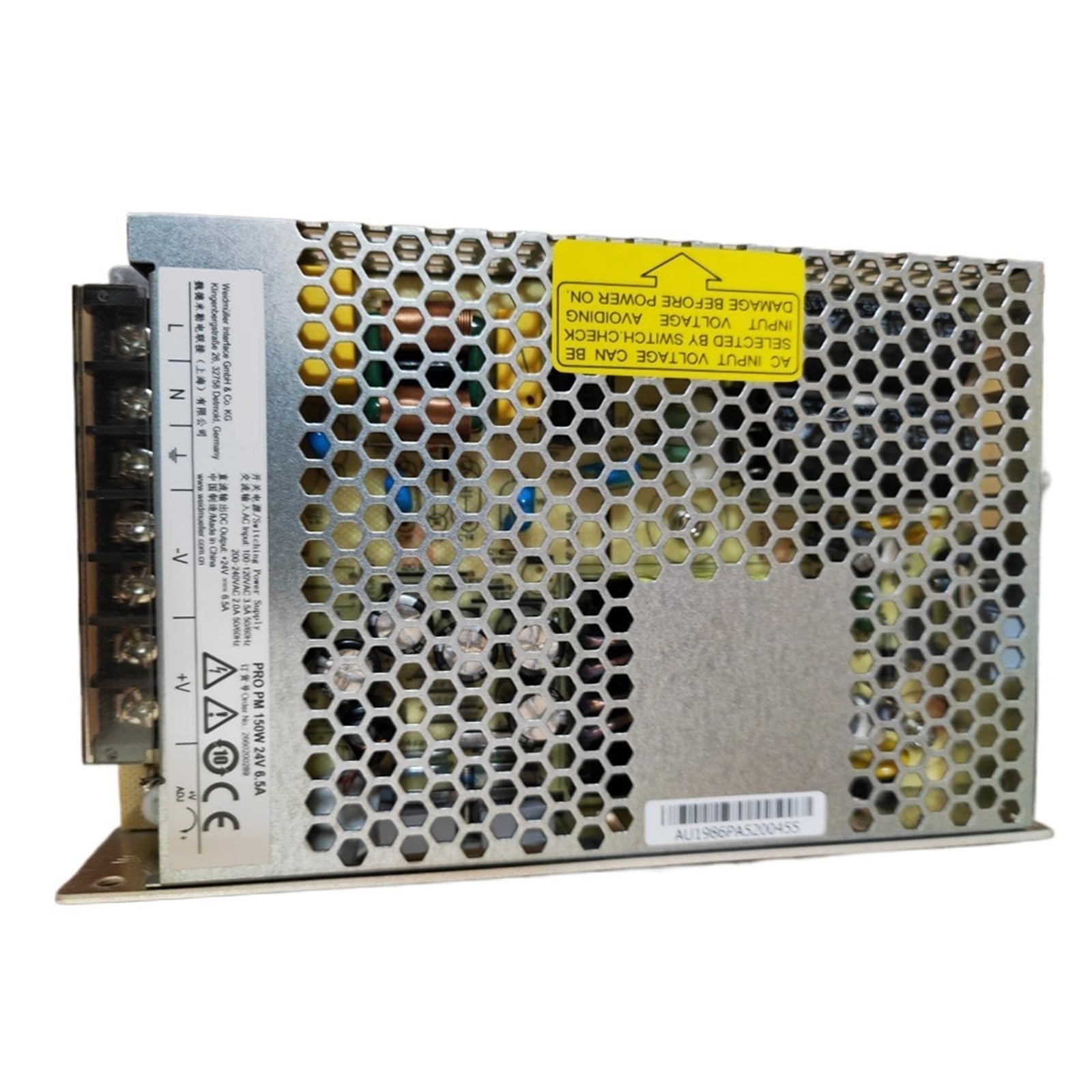 Alimentation à découpage 24V 150W 6,5A résout les baisses de tension des équipements 2660200289