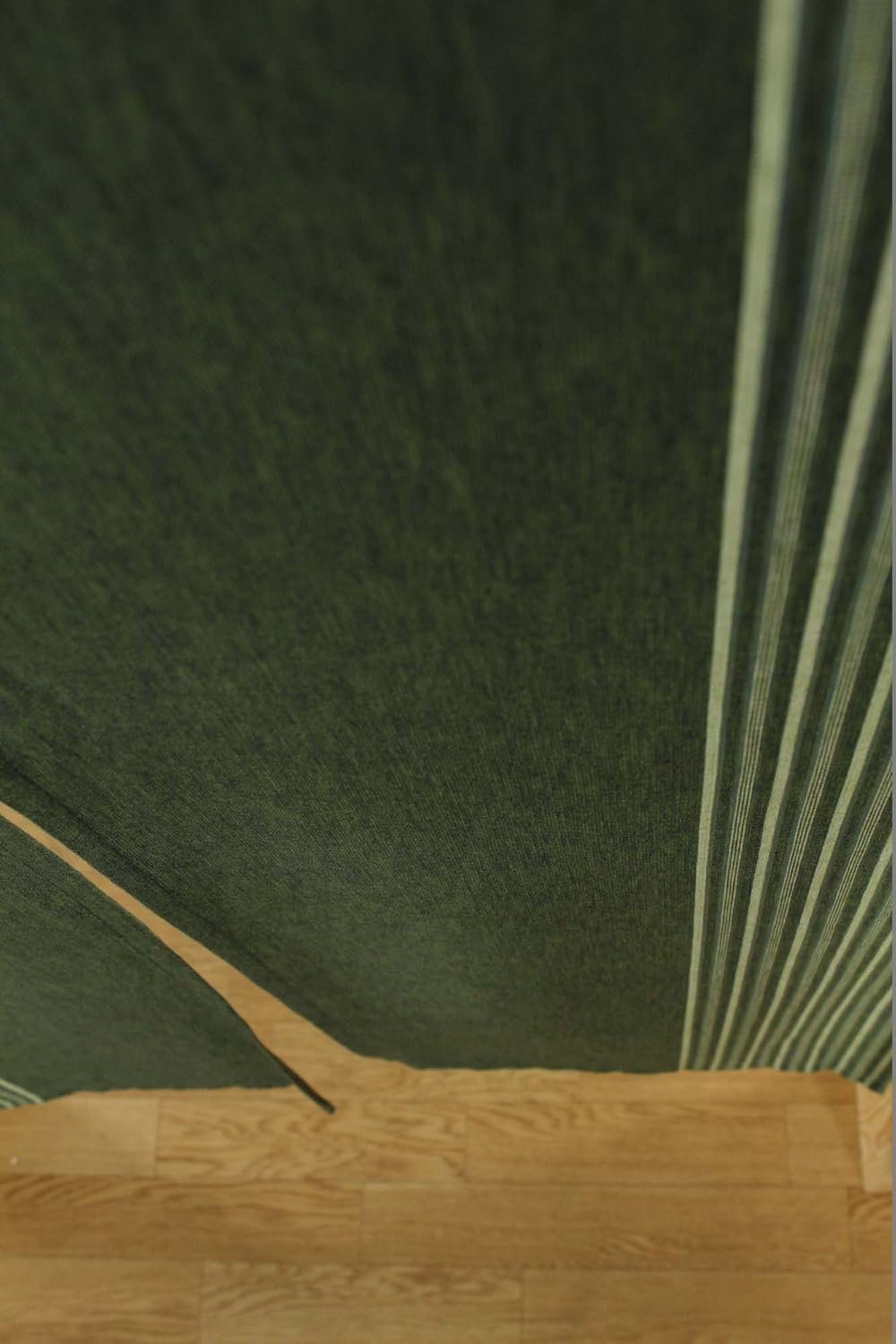 Narumi Vertical Stripe Cotton Cloth Japanese Noren Curtain Tapestry (Dark Green),33.5 x 66.9 inches (85 x 170 cm)
