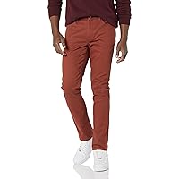 Amazon Essentials Pantaloni in Twill Elasticizzati con 5 Tasche Slim Uomo