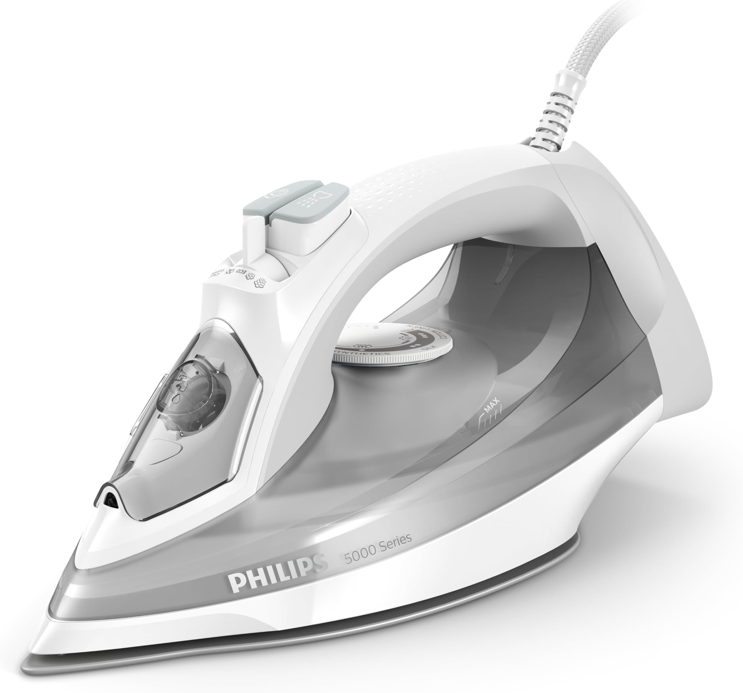 5000 Seires Steam Iron - 2400W, 160g Steam Boost, SteamGlide Plus - DST5010/16