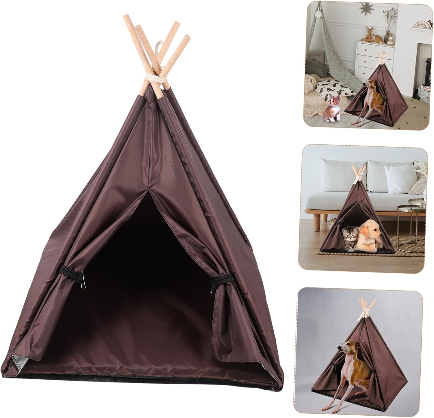 SUPVOX Pet Tent Cat Hideaway Outdoor Cat House Weatherproof Dog Tent Washable Dog Bed