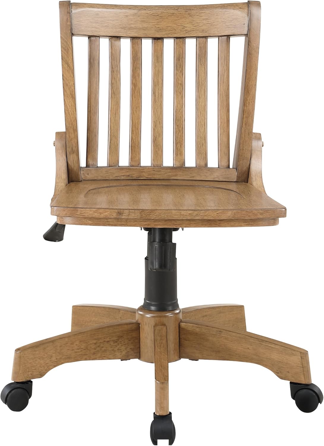 Deluxe Wood Bankers Armless Desk Chair with Wood Nigeria Ubuy