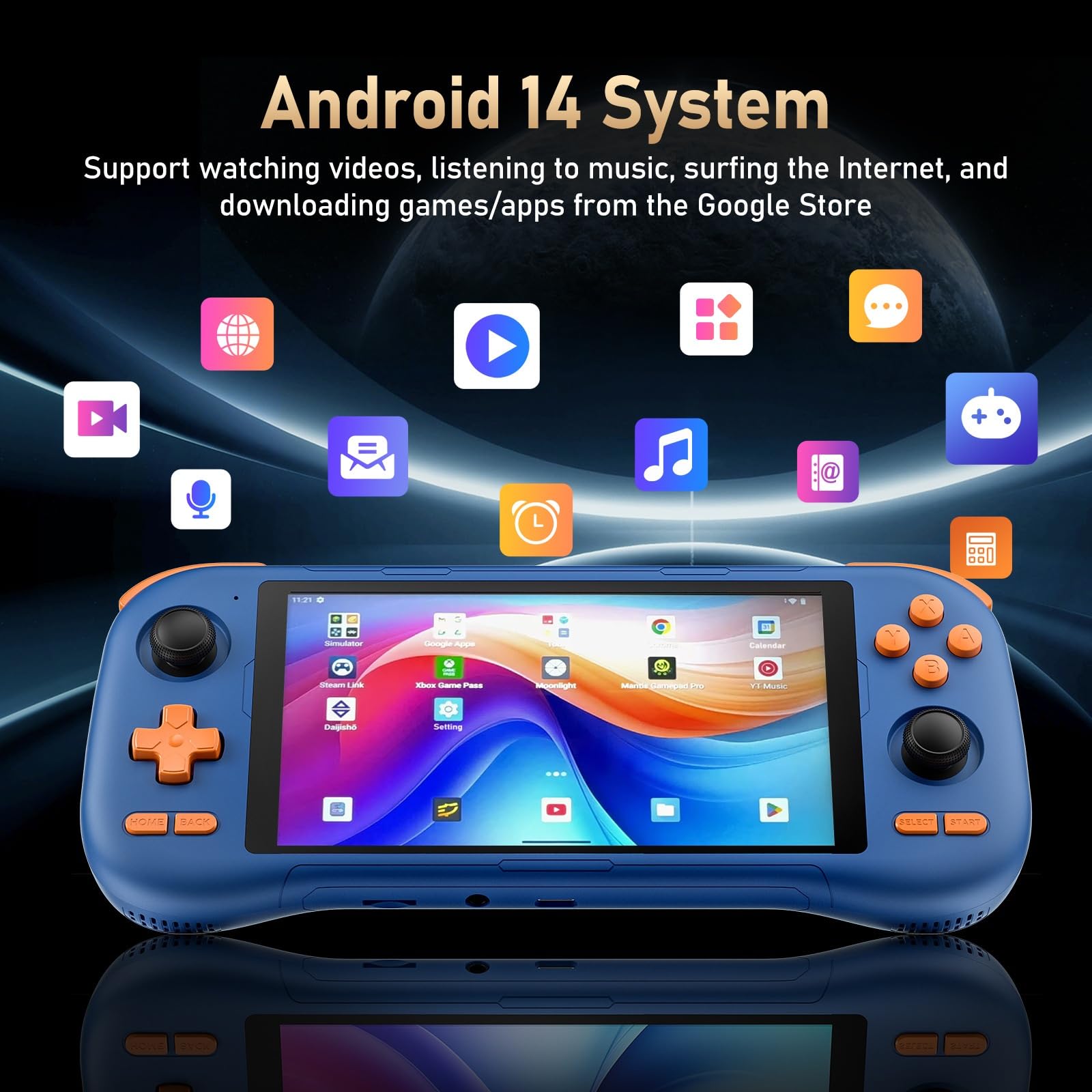 Nueva consola de juegos portátil K56 Android, ISP de código abierto, pantalla grande HD, Joystick Dual PSP Arcade, mando de juegos Retro N64