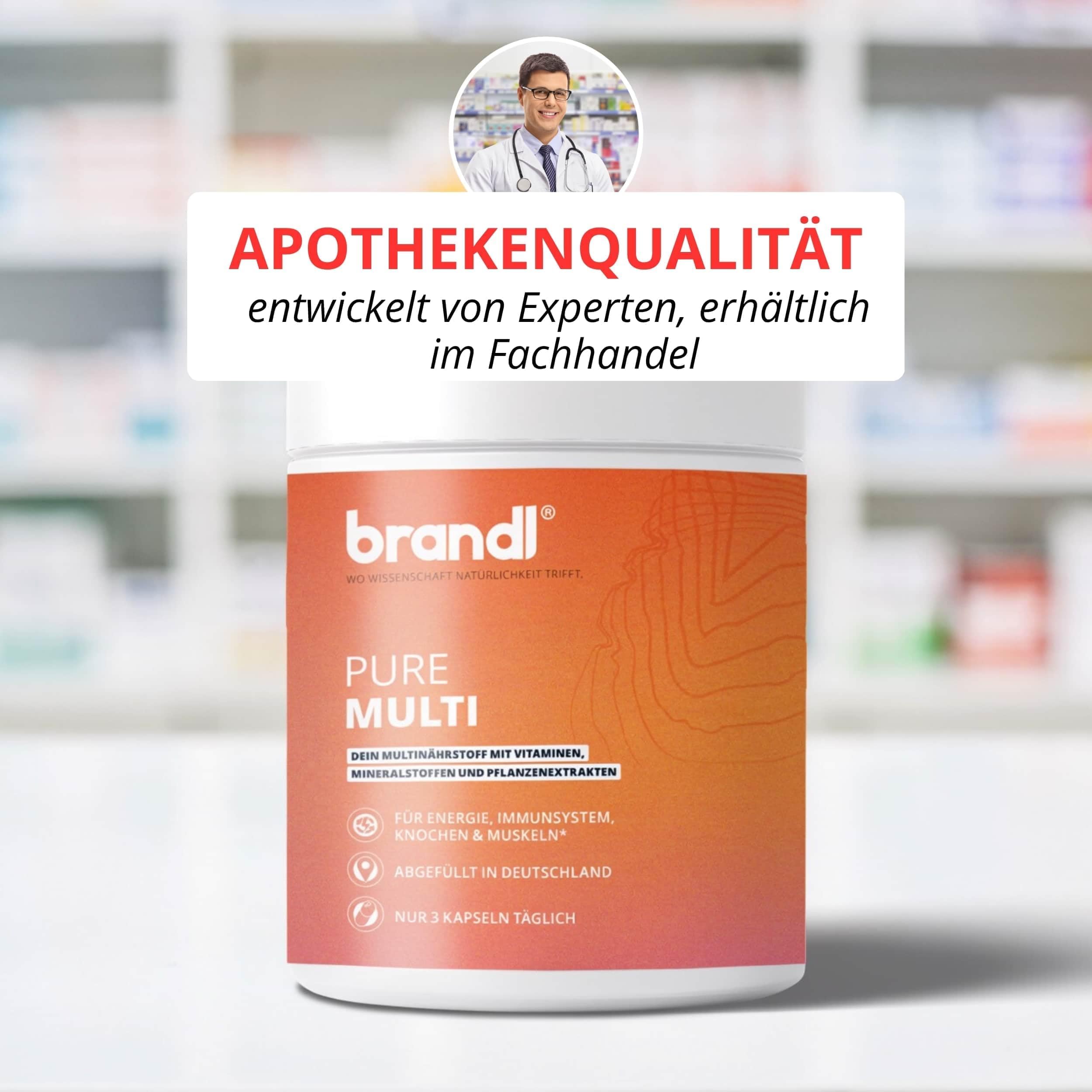 Multivitamin Tabletten hochdosiert – Vitamine, Mineralien & Immunsystem Stärken – Vegane Vitamin Supplements 135 Pure Multivitamin Kapseln – Nahrungsergänzungsmittel mit 22 Nährstoffen – Premium Multi