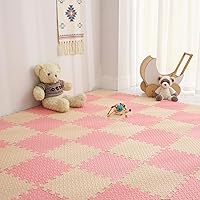 Vista 8 de Tapete de juego de espuma para bebé, tapete de juego de EVA suave y no tóxico, alfombras de piso entrelazadas, alfombras de piso de espuma