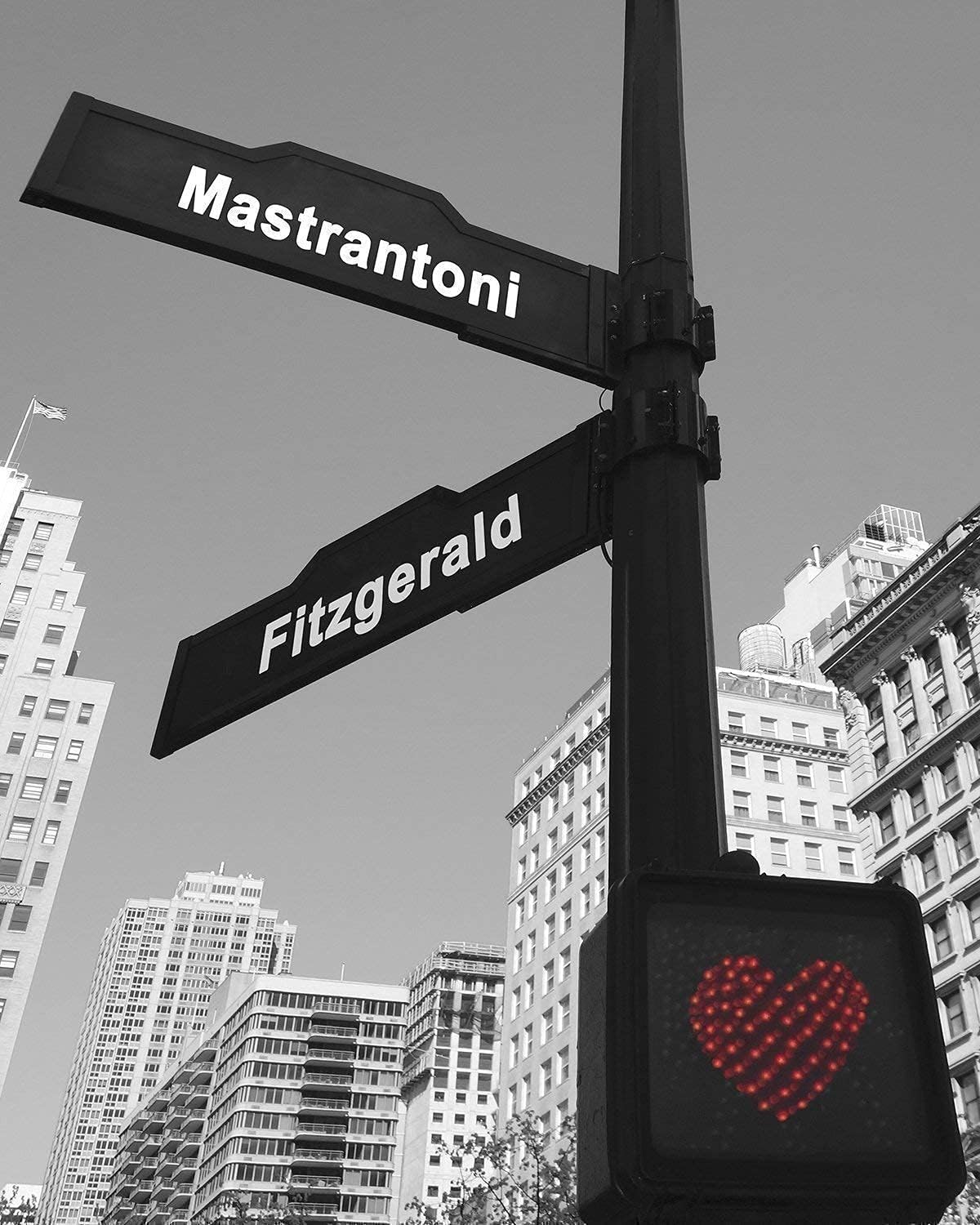 City Street Sign Personalized Art