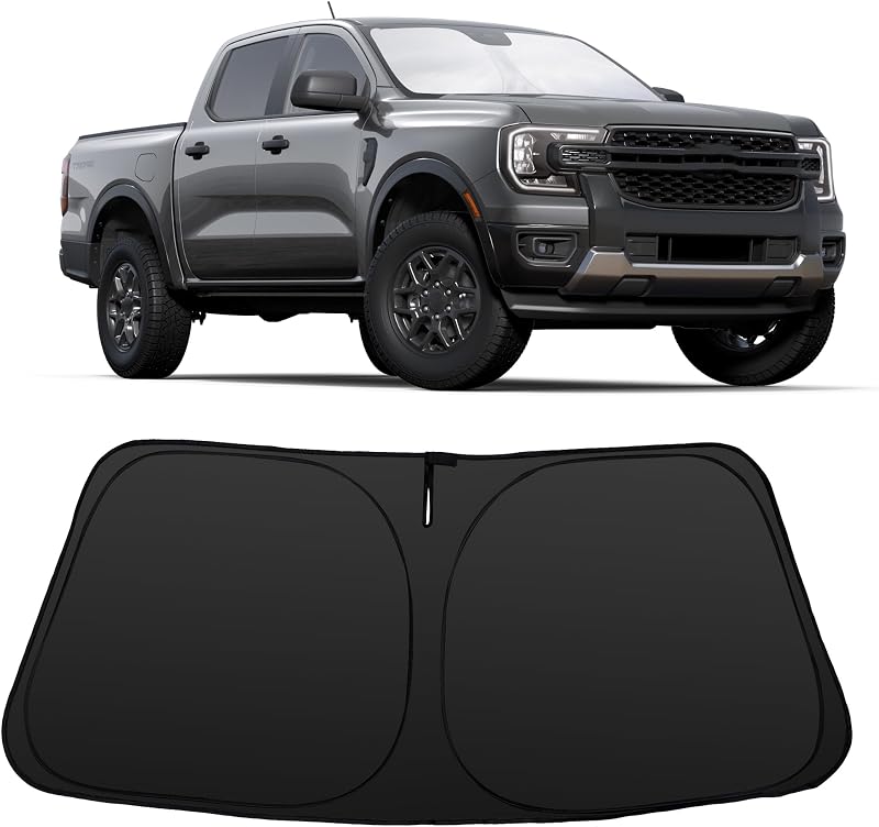 Protetor Solar para Para-brisa YYCKE Compatível com Ford Ranger 2019 a 2026 LR1046-1