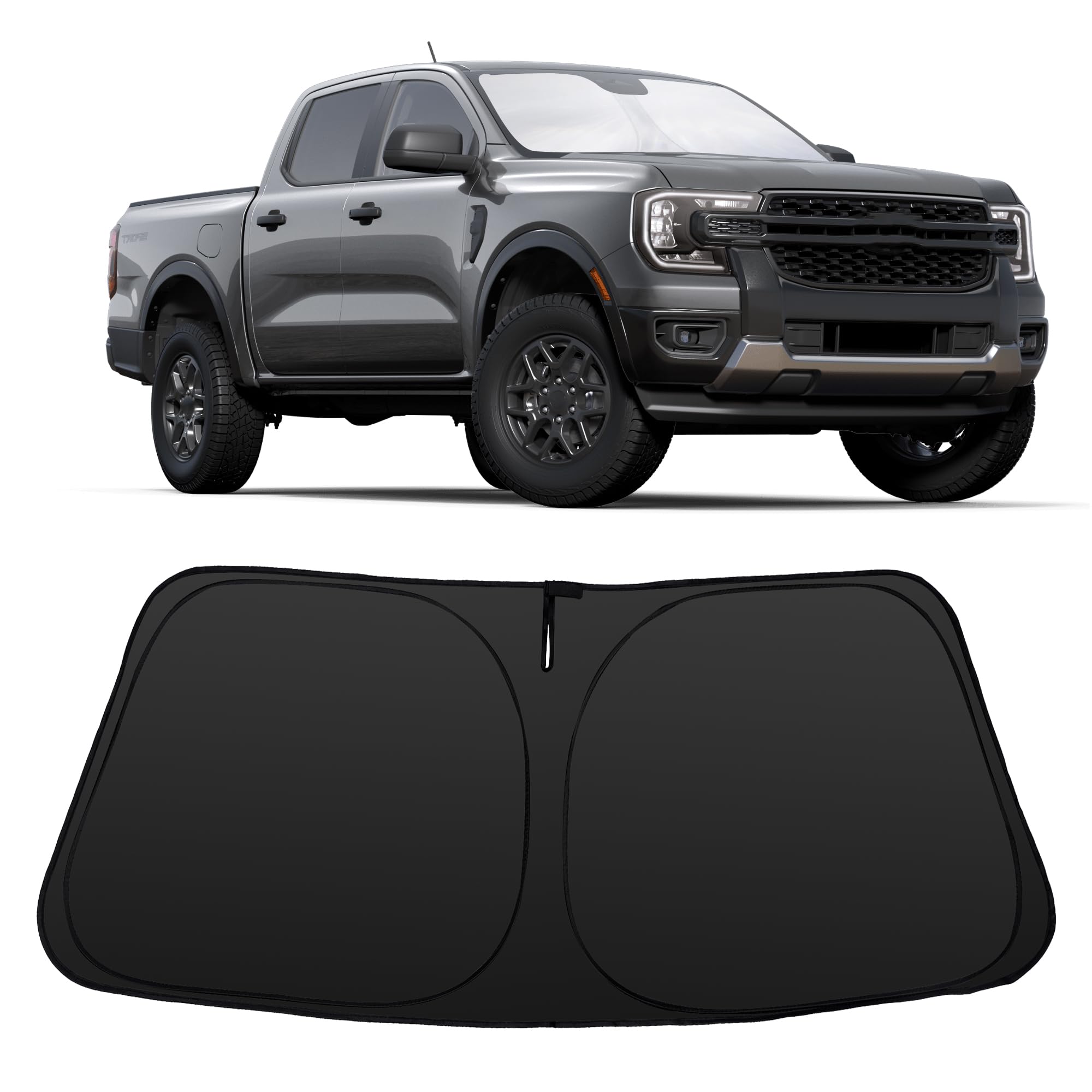 Windshield Sun Shade for 2019-2024 2025 2026 Ford Ranger