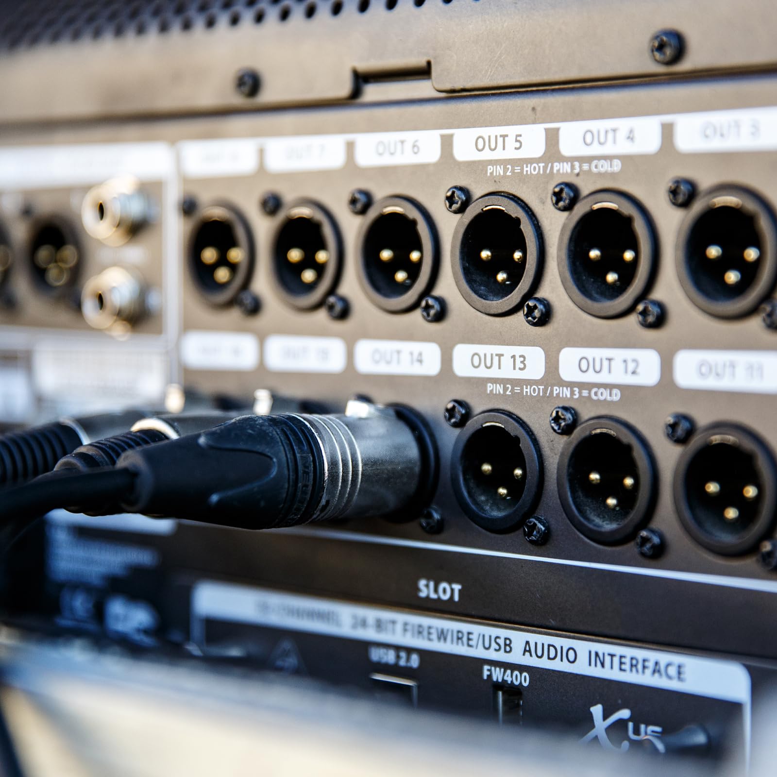 QUARKZMAN XLR-Männlich zu XLR-Weiblich Kabel, 10ft XLR zu XLR Mikrofon Kabel, Audio Adapter Kabel für Vorverstärker/Lautsprechersysteme, Gelb