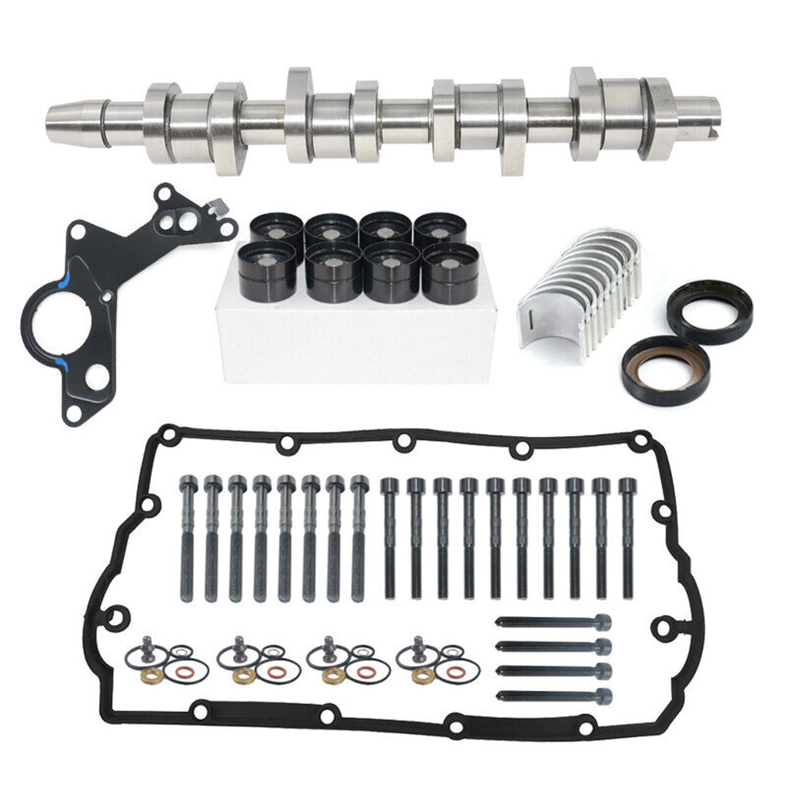 Kit d'arbre à cames compatible avec G0lf 4 5 Pa-ss at 3B 3C Sha-ran A3 A4 A6 BLS AXC AUY BXF 1.9 038109101R