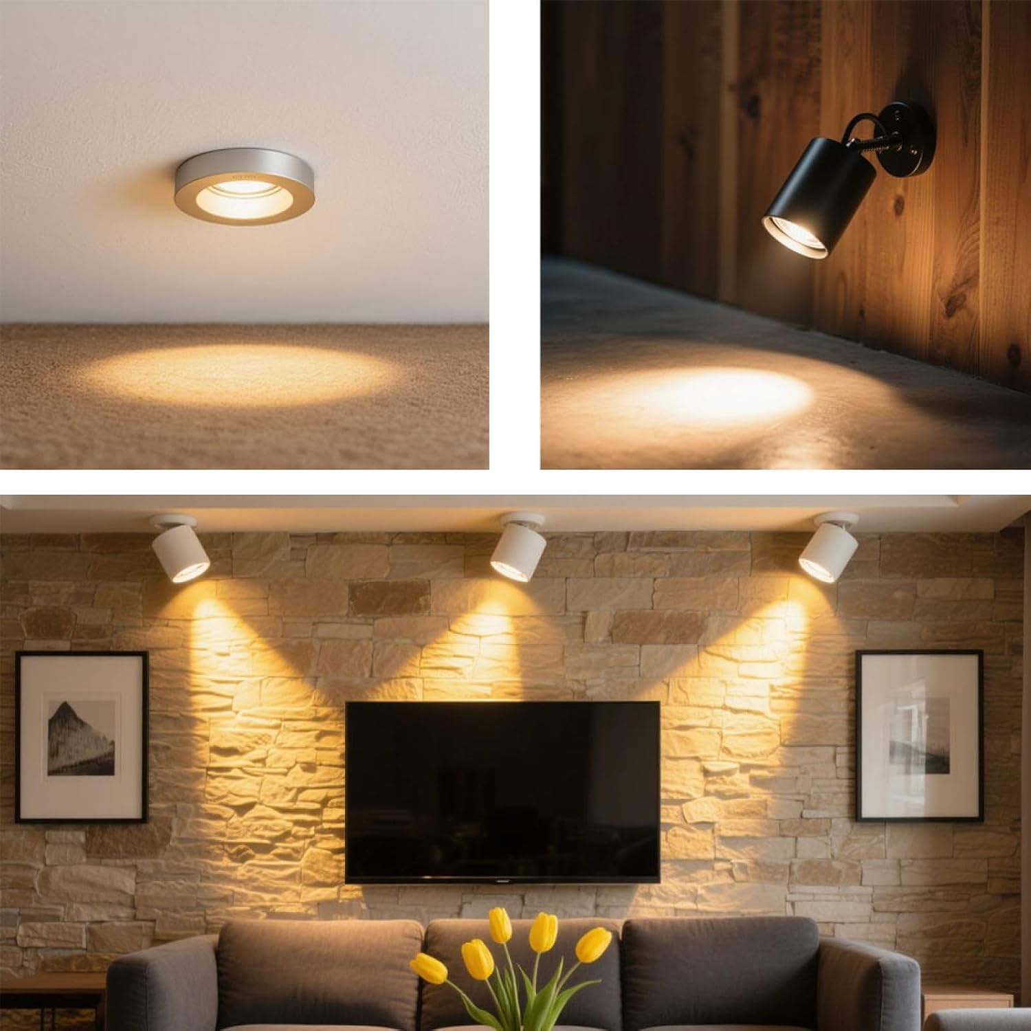 Halogen Bulb MR16 12V 35W GU5.3 Halogen Spotlight MR16 20W 12V GU5.3 Bi Pin Base for Landscape, Track Lights, Fiber Optics, Desk Lamps Dimmable 5PC 50W