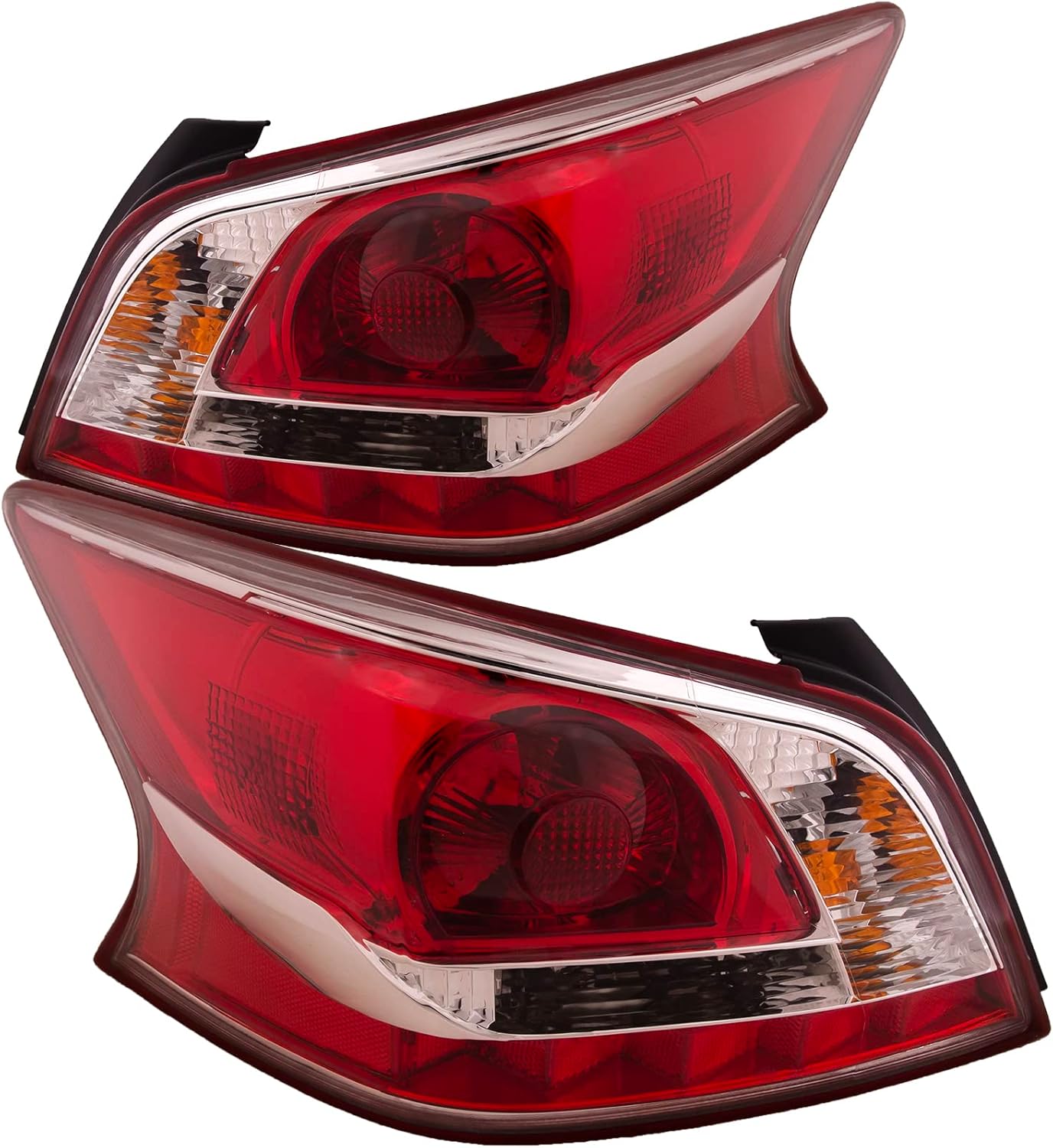 HEADLIGHTSDEPOT Tail Lights Set Right Passenger Left Driver Pair Compatible with 2013-2014 Nissan Altima Sedan