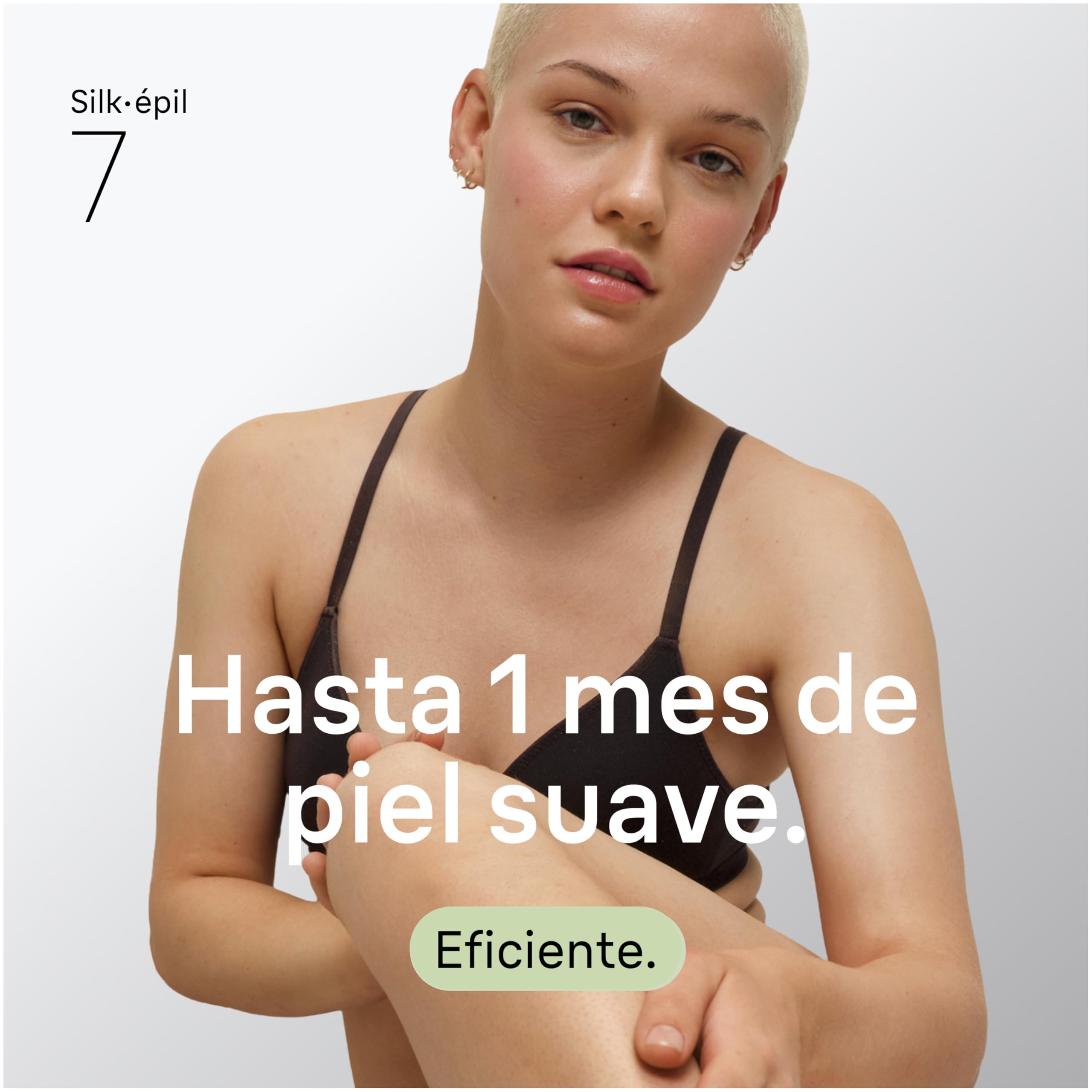 Braun Depiladora Eléctrica Mujer Silk·épil 7 Depiladora Corporal Inalámbrica con Cabezal Ancho, Peine Recortador Y Mini Rasuradora Corporal, Resistente al Agua, Depilación Suave Duradera, 7-441 - 2