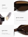 SOJOS Retro Rectangle Polarized Sunglasses for Women Men SJ2629 | Trendy Hexagon Narrow Chic Y2K Shades Sunnies