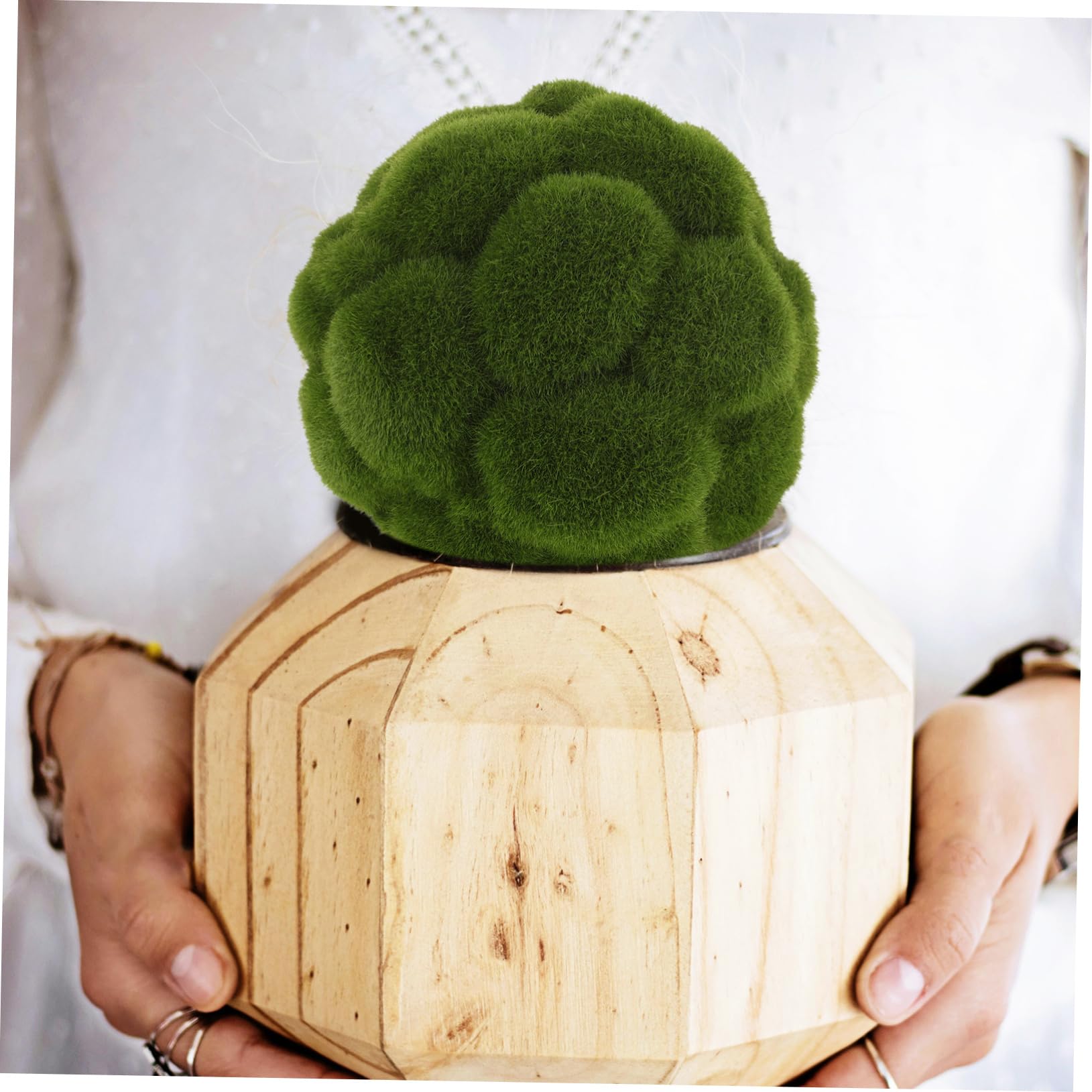 Cabilock 6stücke Künstliche Moosbälle Dekorative Und Deckenhänger Für Hochzeiten Partys Und Gartenarrangements Und Wetterfest