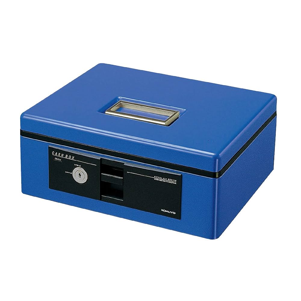 コクヨ　キャッシュボックスB5 Amazon | コクヨ(KOKUYO) 手提げ金庫 B5 青 CB-Y12B | ギフト