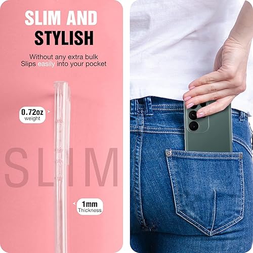 Miniatura 5 de Funda compatible con Galaxy S23 Ultra Clear Case Slim Soft Thin 2xFlexible con goma resistente a los arañazos Galaxy S23 Ultra Case Clear TPU