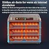 Eggs Incubator Fully Automatic,Incubator for Hatching Eggs 176/192/232/256/300/392,Incubators with Automatic Egg Turning, Temperature & Humidity Control and LED Screen, General Purpose Incubadora for