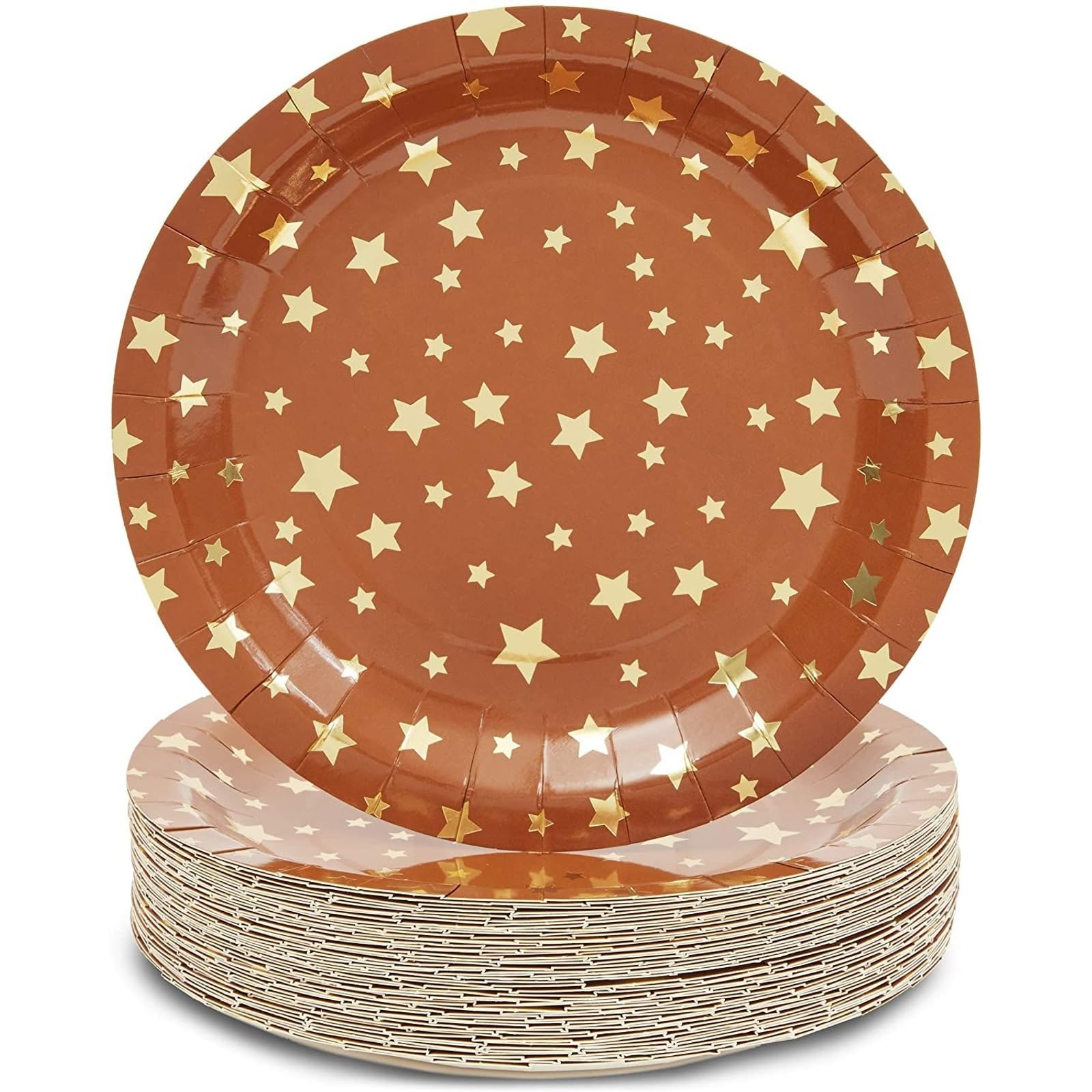Assiettes fête prénatale étoile pour célébrer l'arrivée de bébé