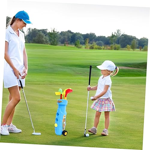 Miniatura 8 de 1set Boy Girl's Golf Toy Set Mini Trolley Toy for Boys and Girls Lightweight Outdoor Sports Play for Birthdays Christmas Random Container