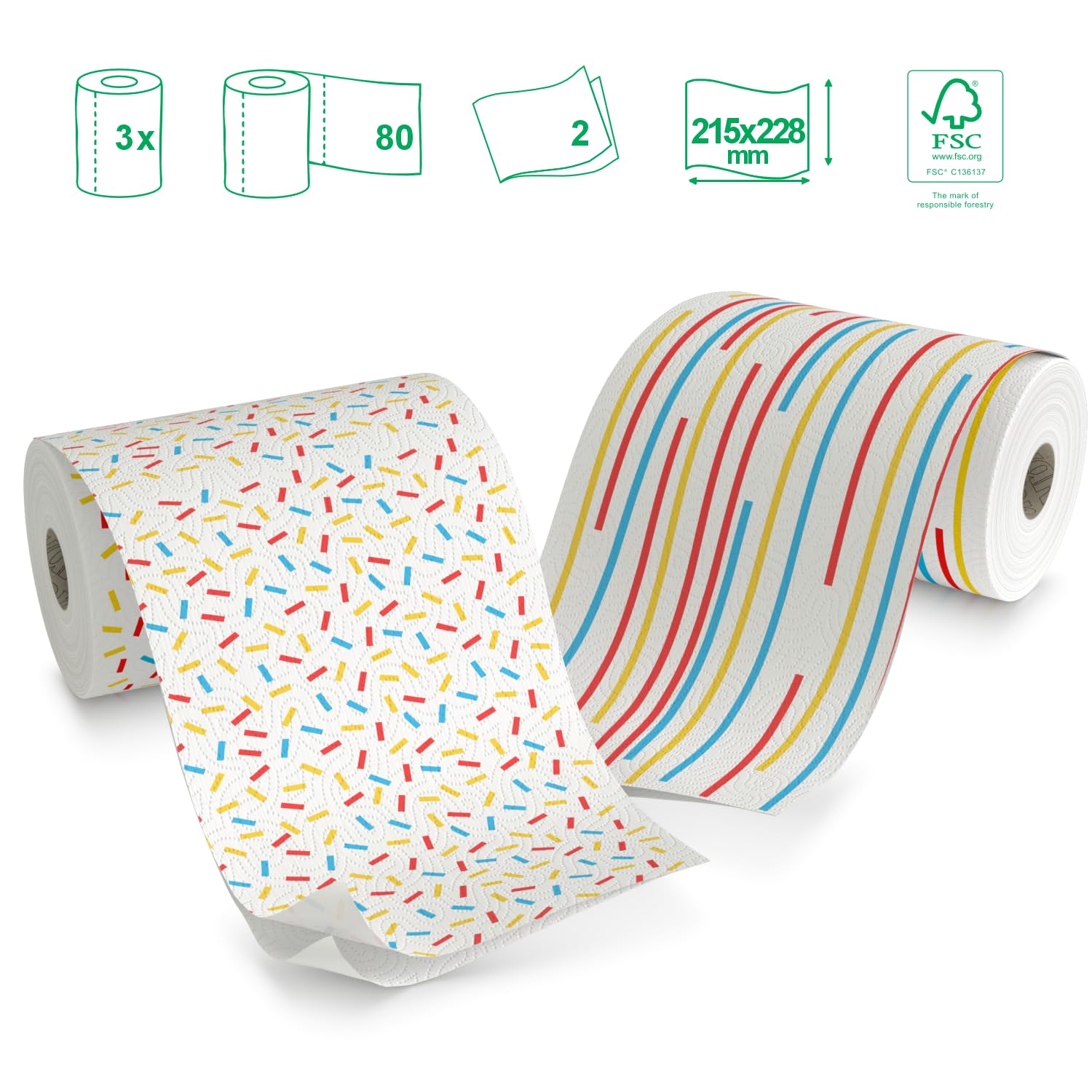 Renova Rollos de Cocina Maxi Absorption XXL - 3 Rollos Tamaño Doble