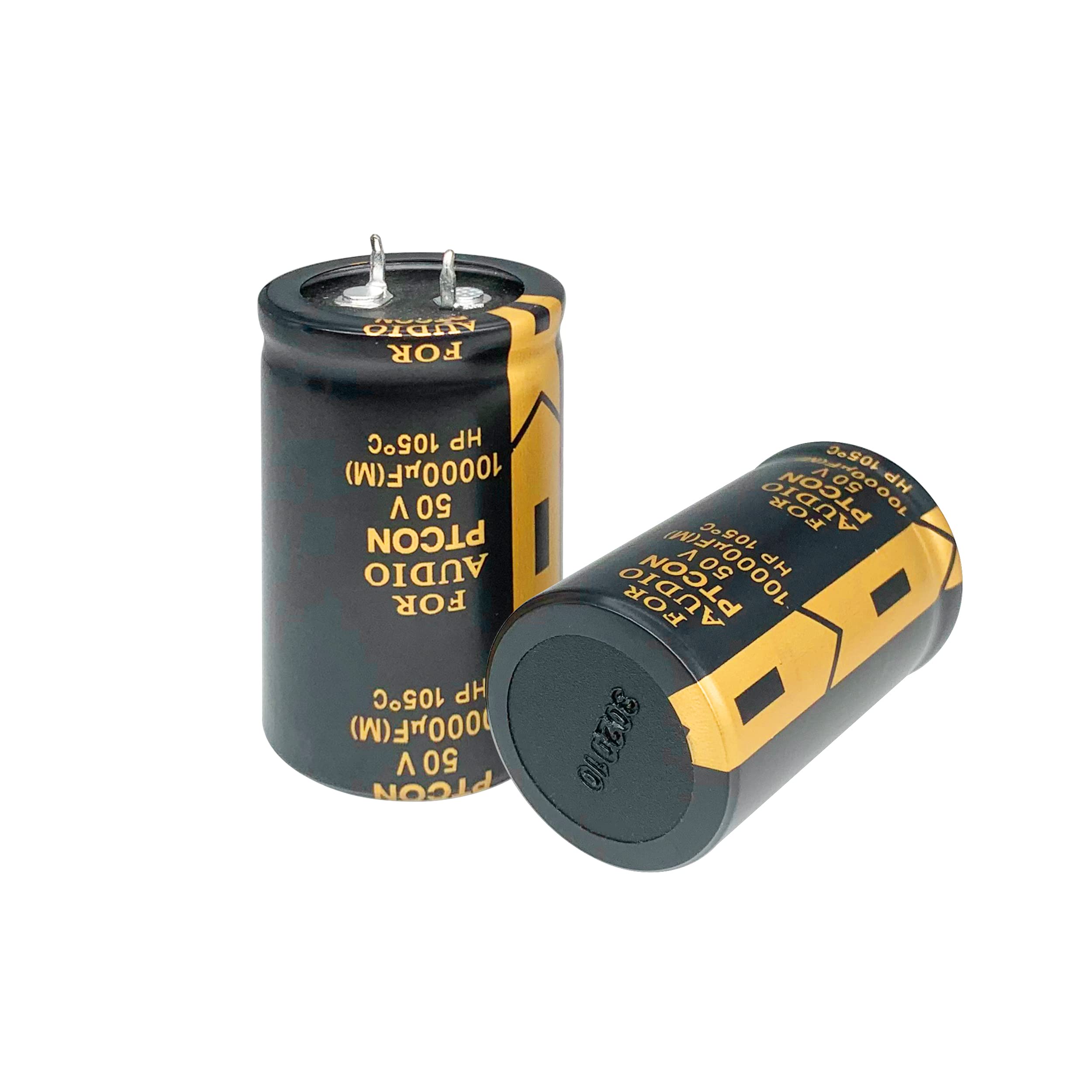 2pcs 50v 10000UF Snap in Electrolytic Capacitor 30x50mm(1.18x1.96in) Power Amplifier Filter Audio Electrolytic Capacitor (50v 10000UF)