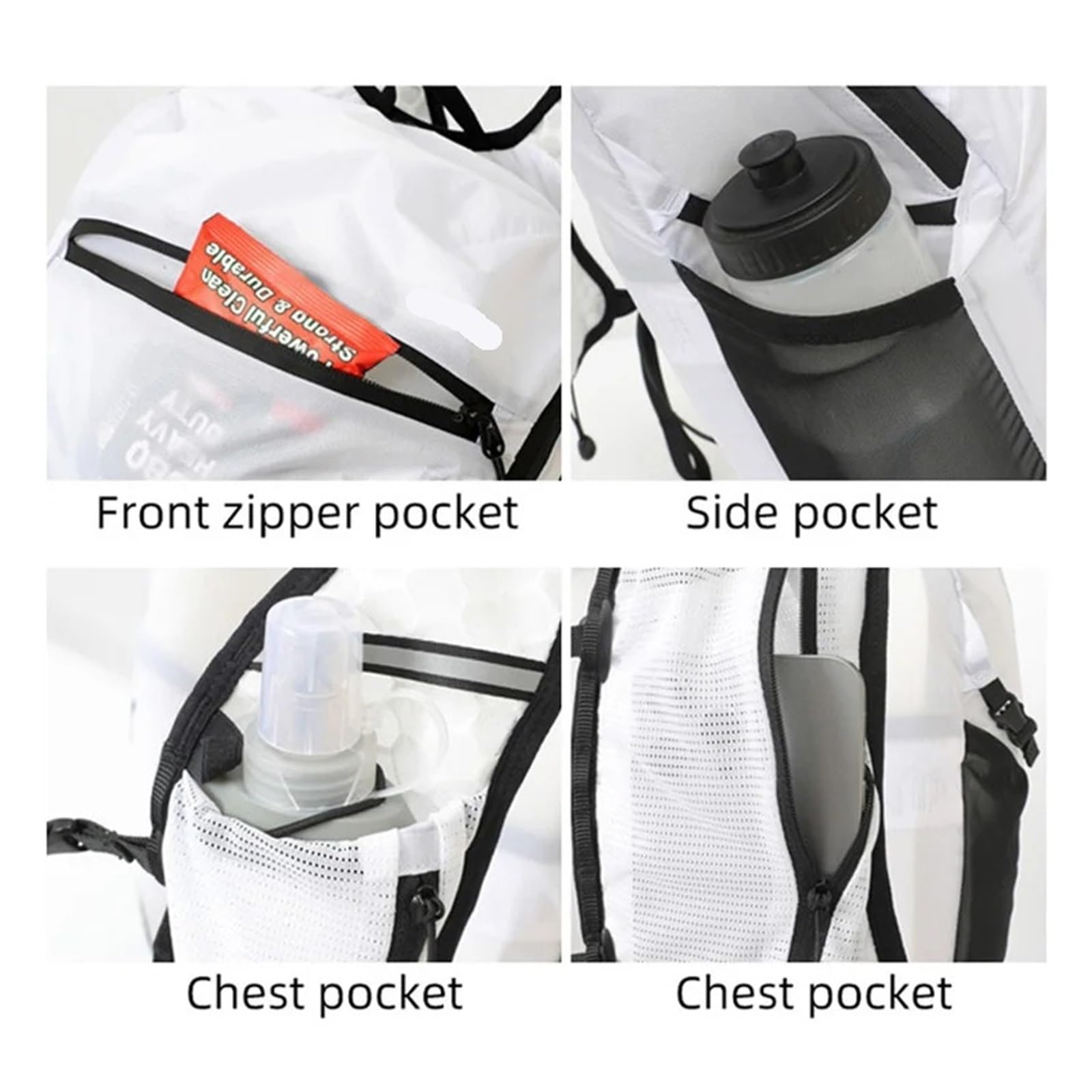 Sac à dos léger et imperméable de 14 L pour randonnée, randonnée, course à pied, vélo