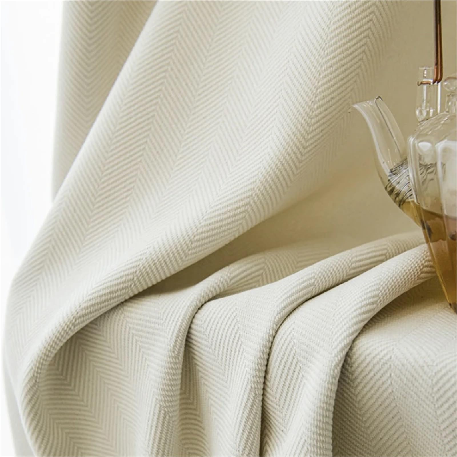 Luoaxinn Color 2 Linen Curtains Curtain For Living Room Solid Color Home Decoration Full Shading Thicken Bedroom Balcony Sunblind Cortinas Rideaux Pour Le Salon