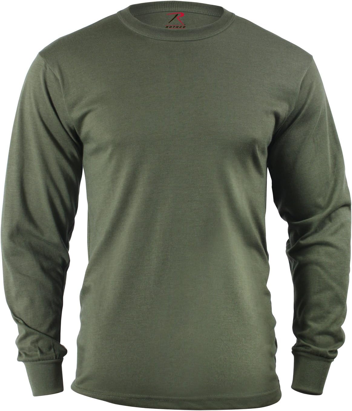 Rothco Long Sleeve T-Shirt, Olive Drab, 3X