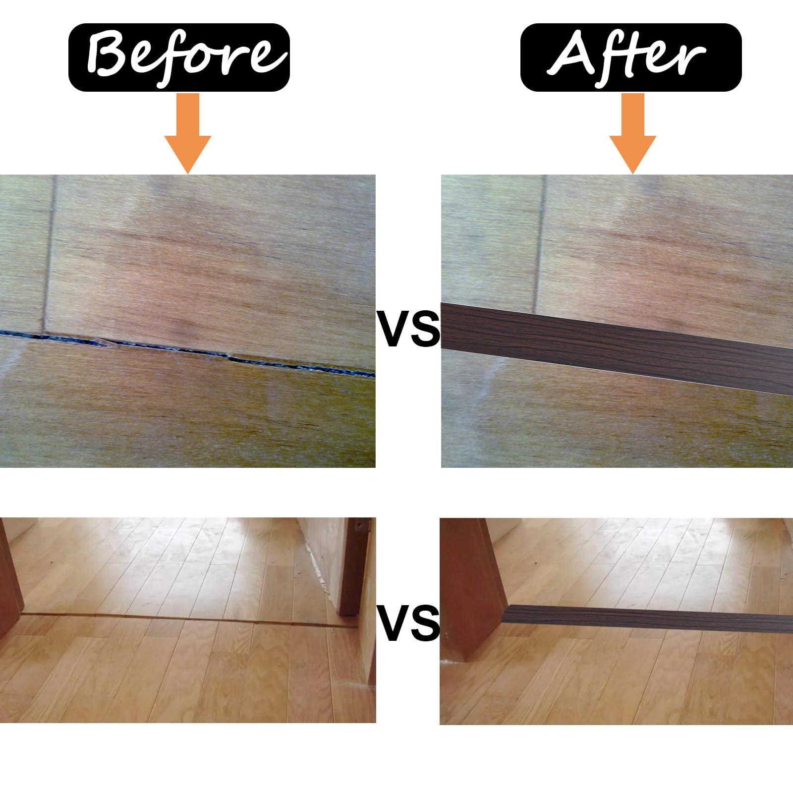 Floor/Door Flat Transition Strip & Self Adhesive Floor