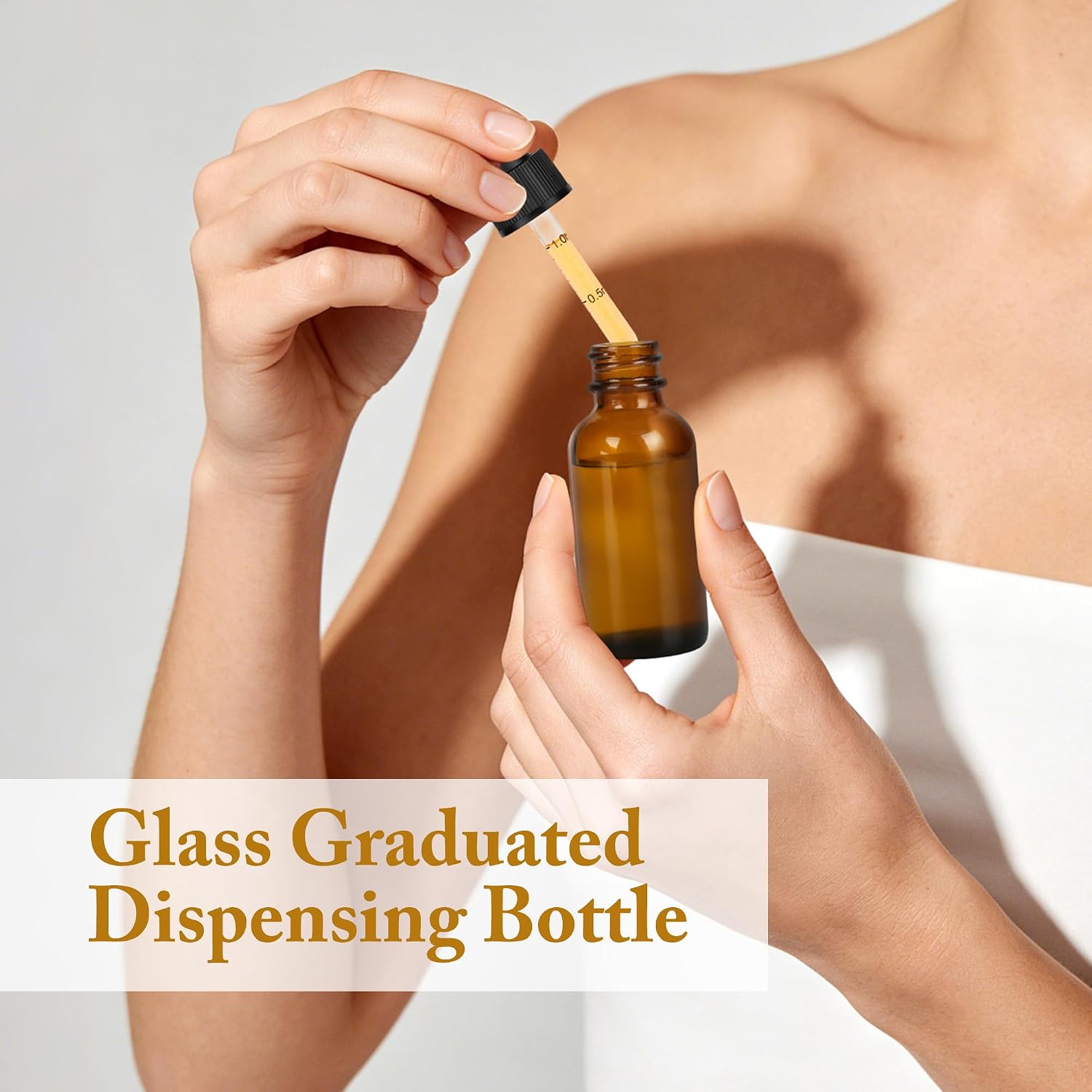 24 Pcs 1oz Amber Glass Essential Oil Bottles with Glass Droppers, Leak-Proof Reusable Containers for Essential Oils, Perfume, Serum, Lab Liquids, DIY Cosmetics, Aromatherapy Supplies