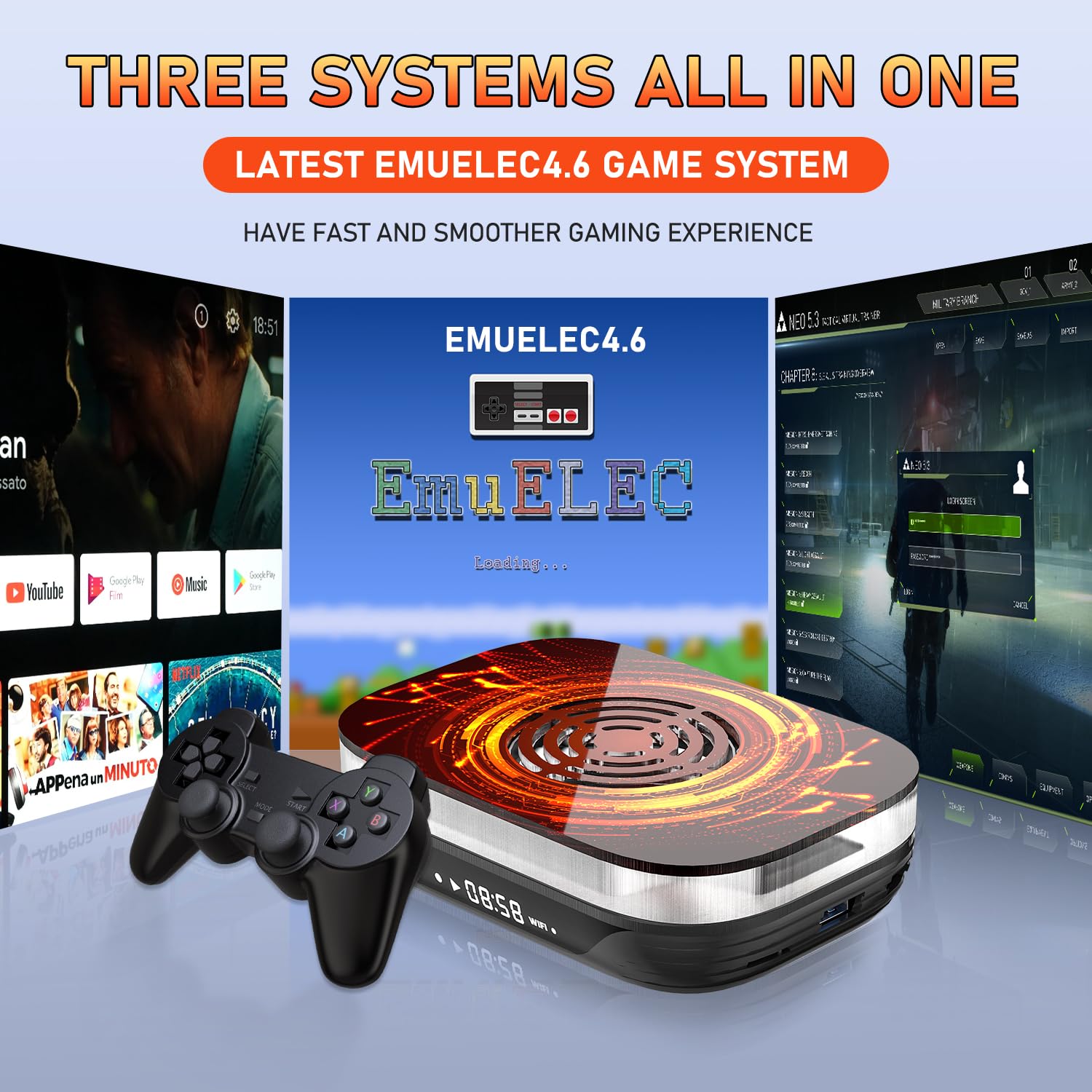 Amazon.com: Super Console X4 Plus Retro Game Console Pre