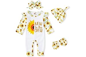 Sunflower Onesie Baby Girl