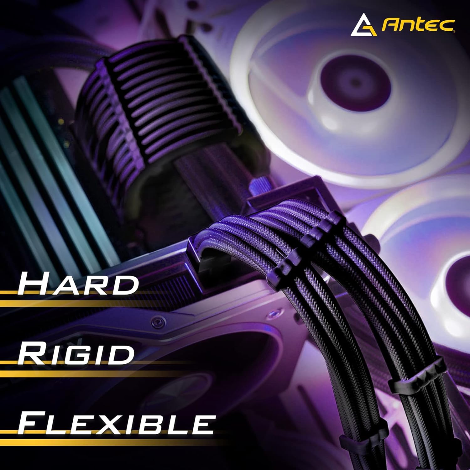 Antec Sleeved Cable Power Supply Cable Extension Kit with Extra