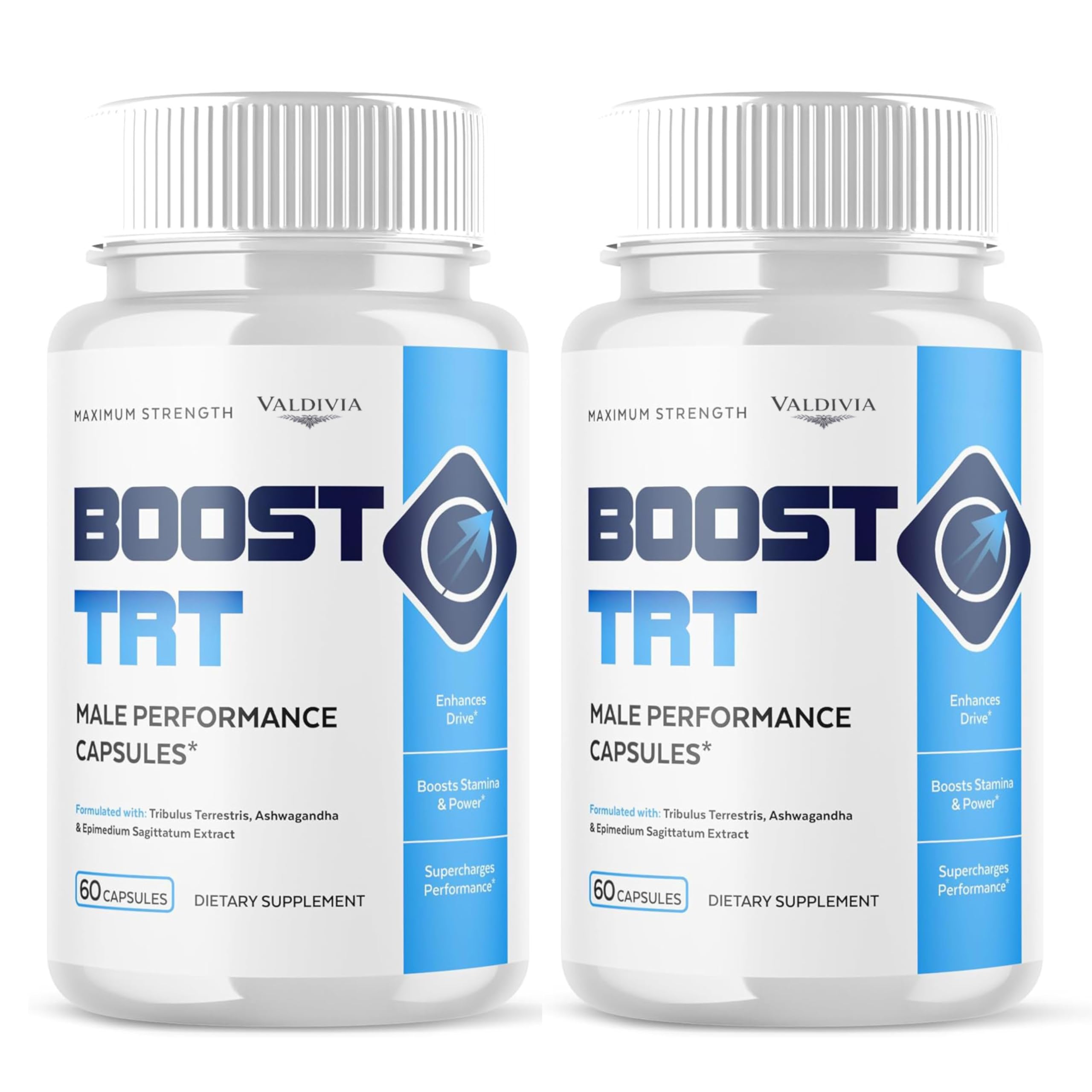 (2 Pack) BoostTRT Maximum Strength Capsules - Official BoostTRT Premium Advanced Formula Supplement Natural Daily Support Multivitamin for Overall Health & Wellness, 120 Capsules for 2 Months