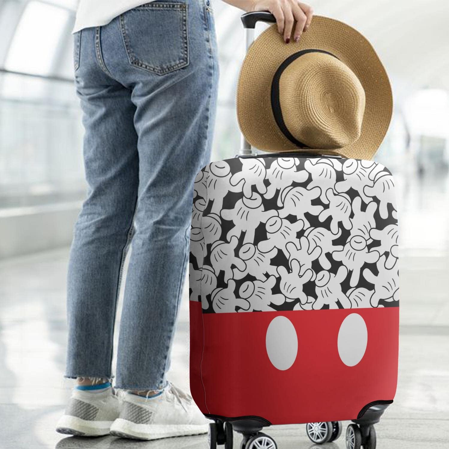 Mouse Hands Gesture Luggage Protector – Fashion Suitcase