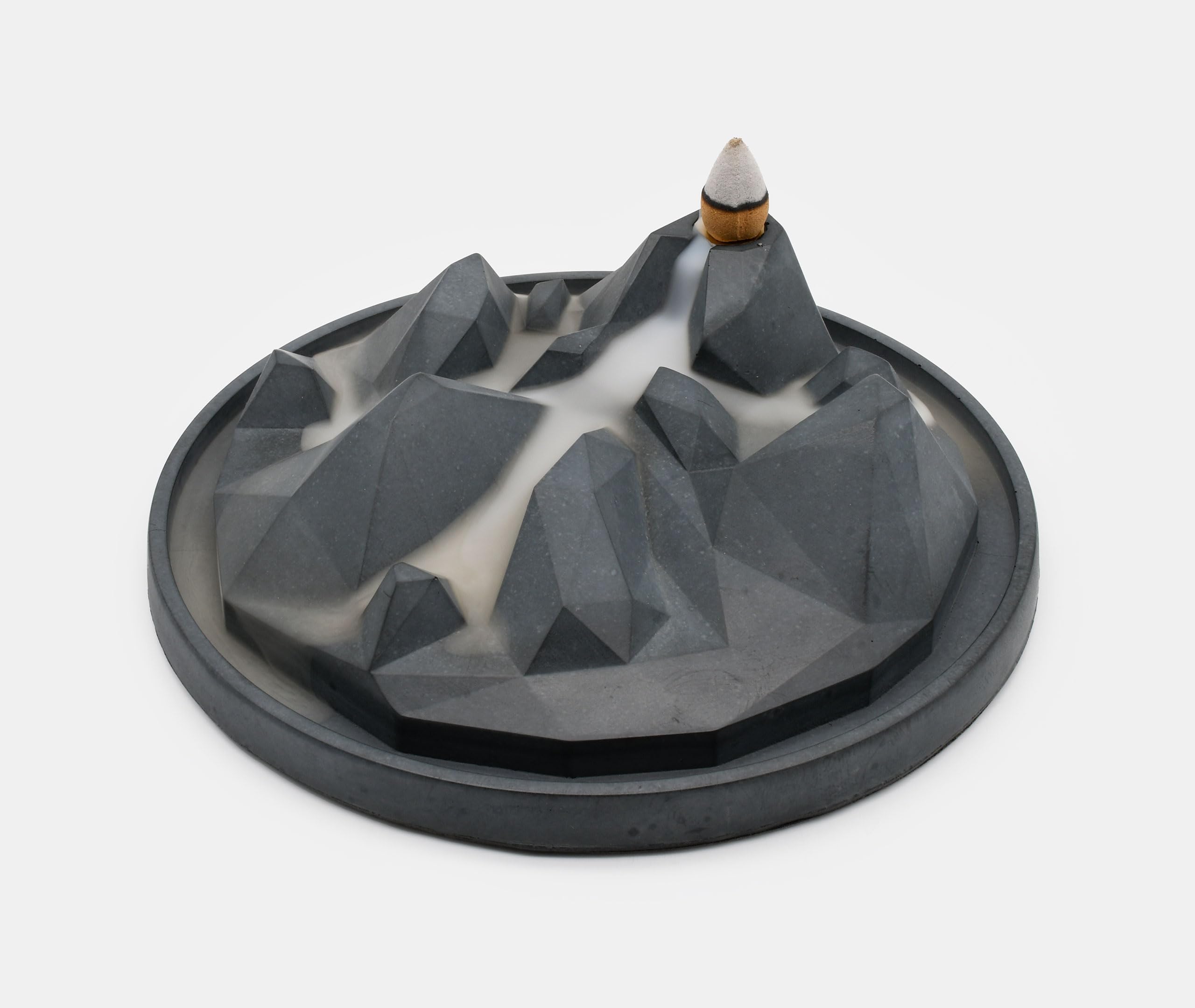 KIN - 30 coni di incenso con legno di cedro cinese, cascata naturale di alta qualità, per meditazione, aromaterapia e yoga zen minded