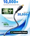 Maxonar 10K 8K HDMI eARC/ARC Cable 2.1 Certified 3.3ft Ultra High Speed HDMI® Cable 48Gbps, 8K@60Hz 4K@120Hz 144Hz, Dolby Atmos Vision, HDCP 2.3, HDR10+ for PS5 Xbox Soundbar Apple TV Roku Monitor