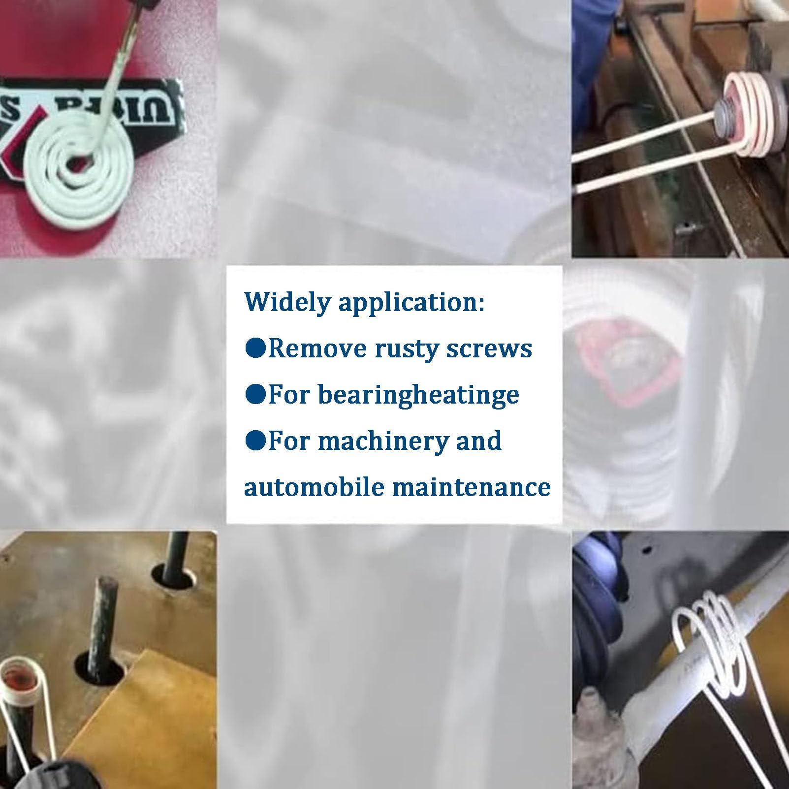 Kit de Calentador de Inducción Magnética, Kit de Herramientas de Mano para Quitar Tornillos y Tuercas Oxidados