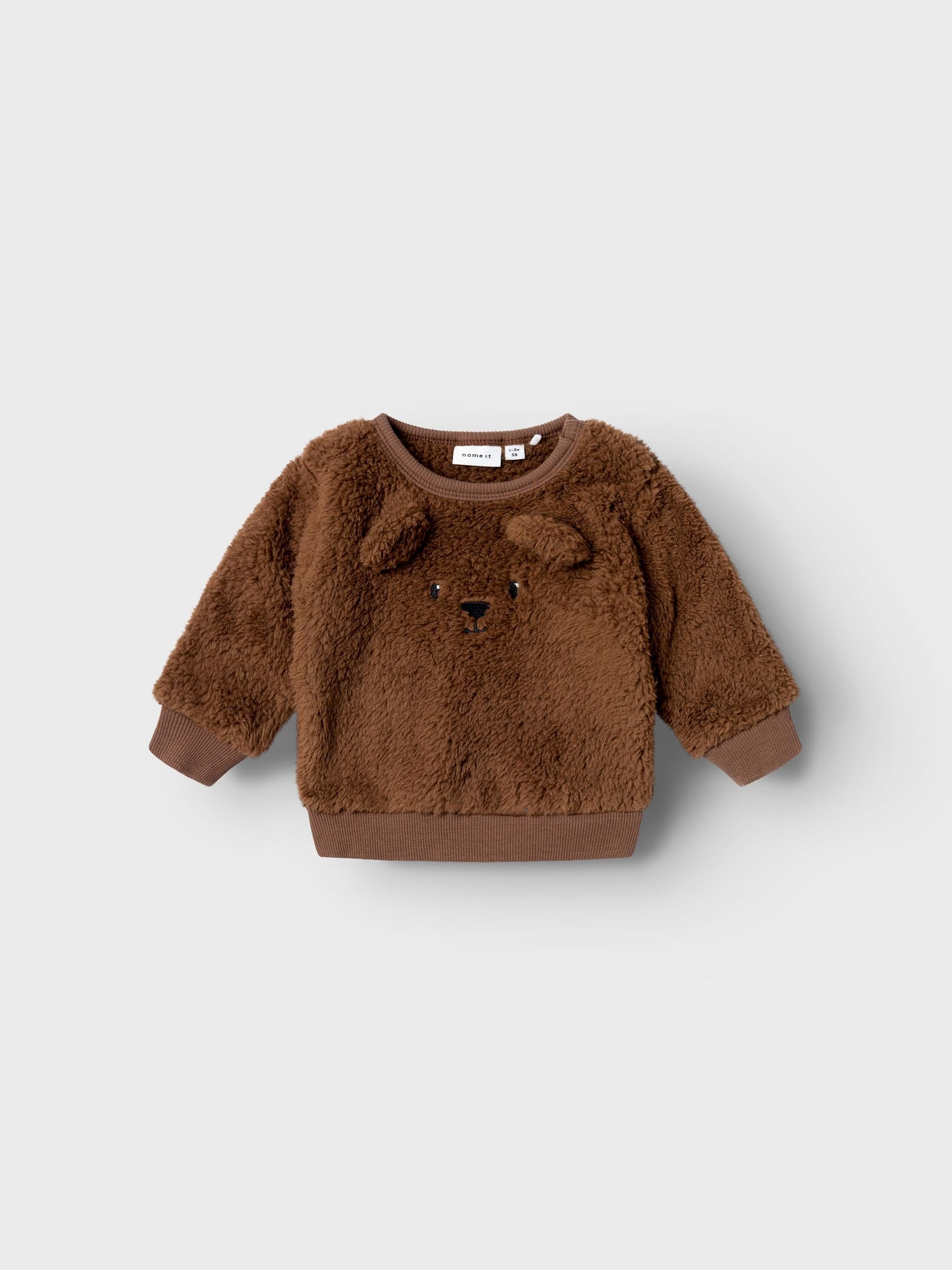 NAME IT Nbmsinai LS Teddy Suéter para Bebés